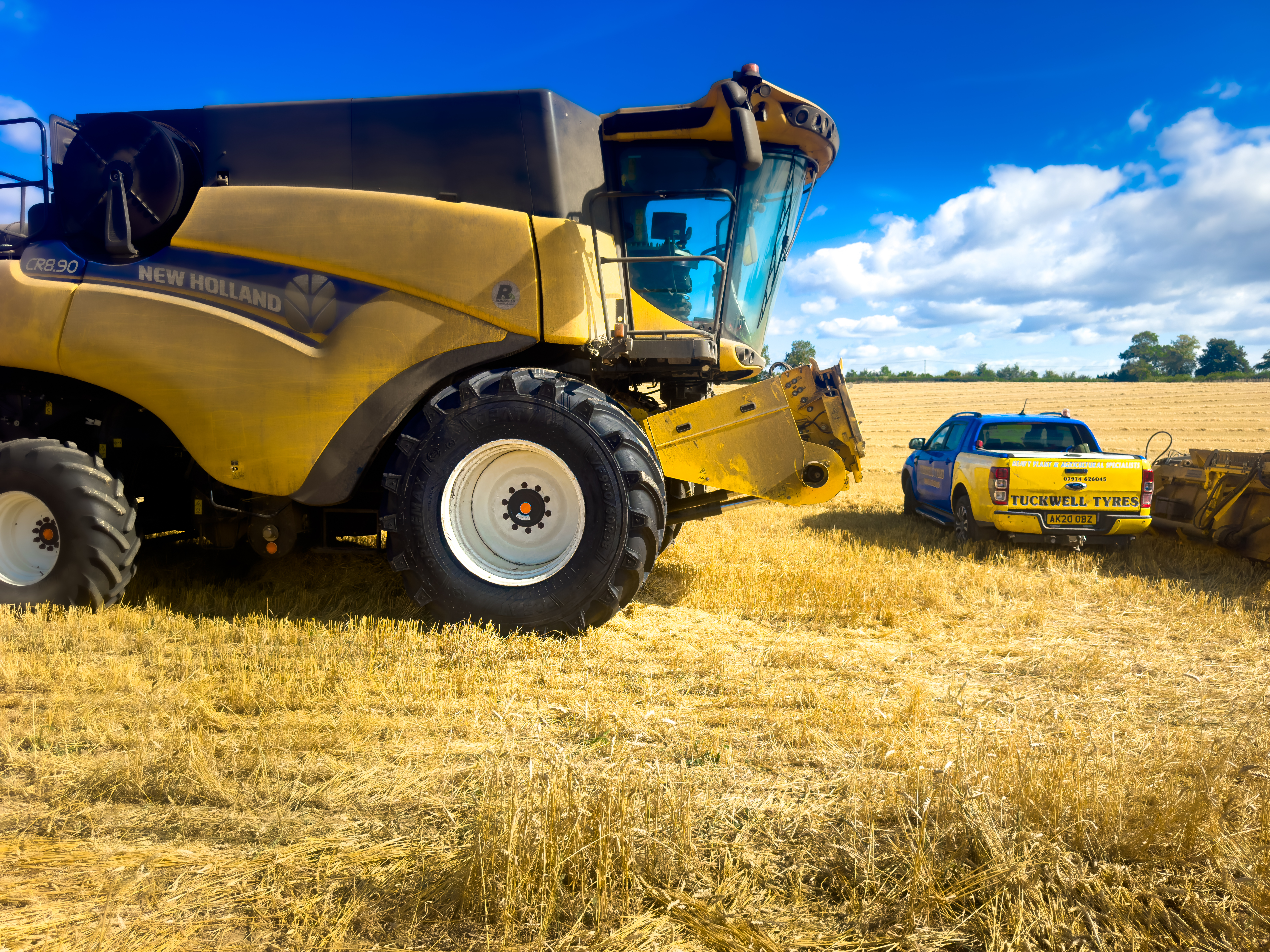 Agricultural and farm tyre work
