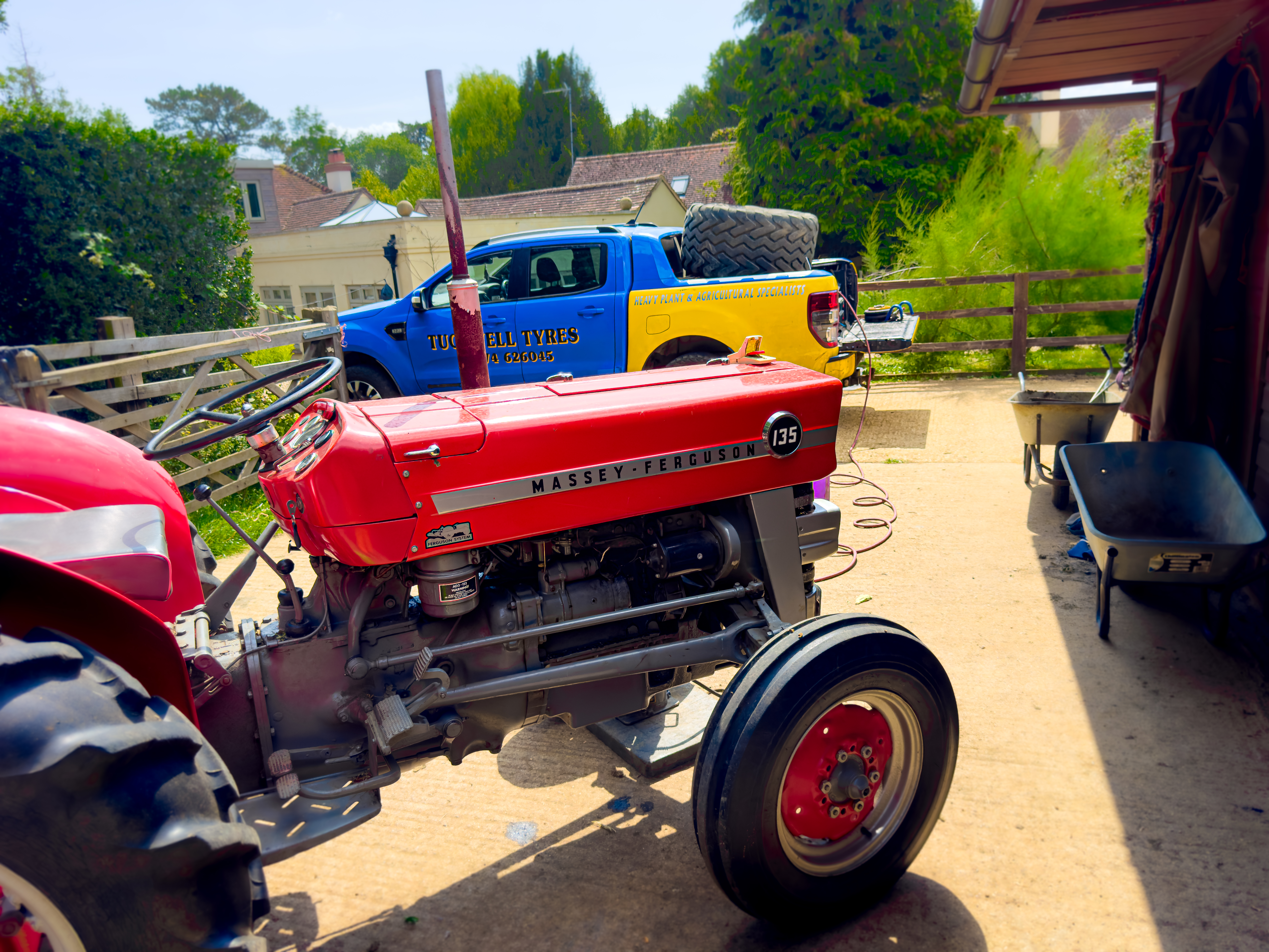 Agricultural and farm tyre work