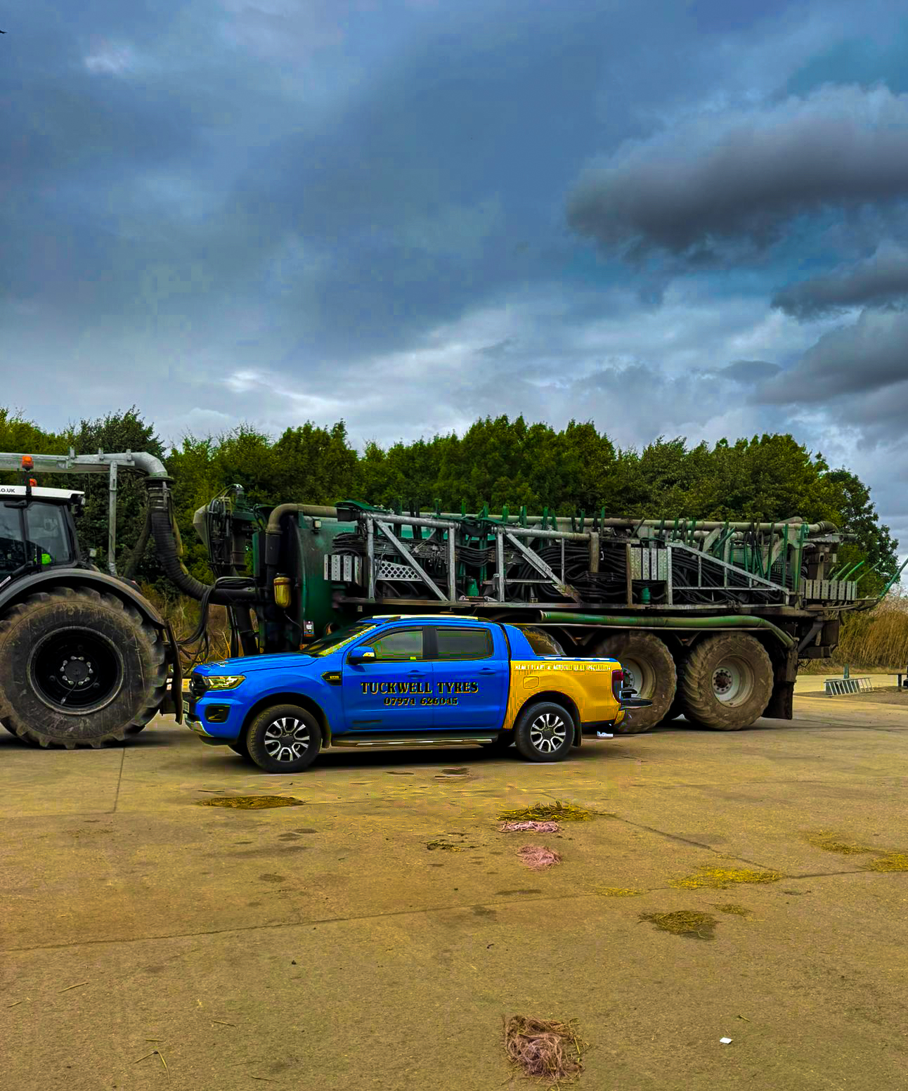 Agricultural and farm tyre work